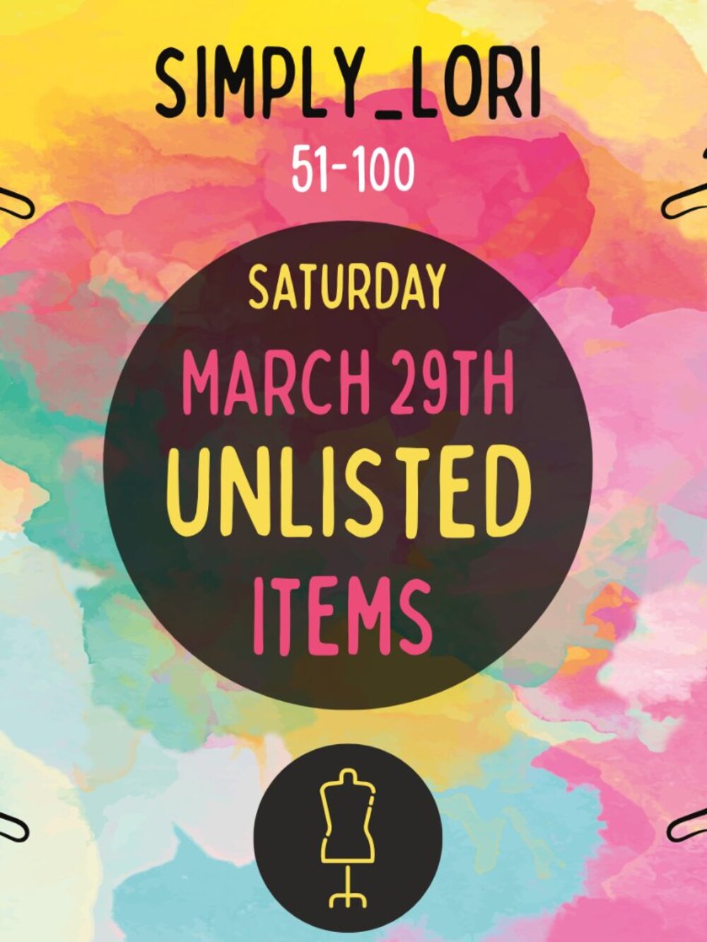 51~100 Simply_Lori LIVE!!! March 14, 2026 ~ Unlisted Item